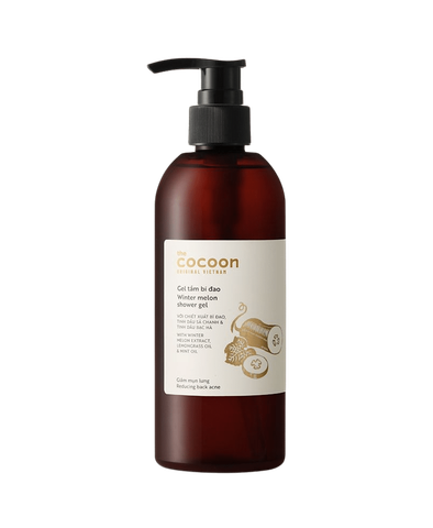 Gel Tắm Bí Đao Cocoon Làm Giảm Mụn Lưng Chai 310ml