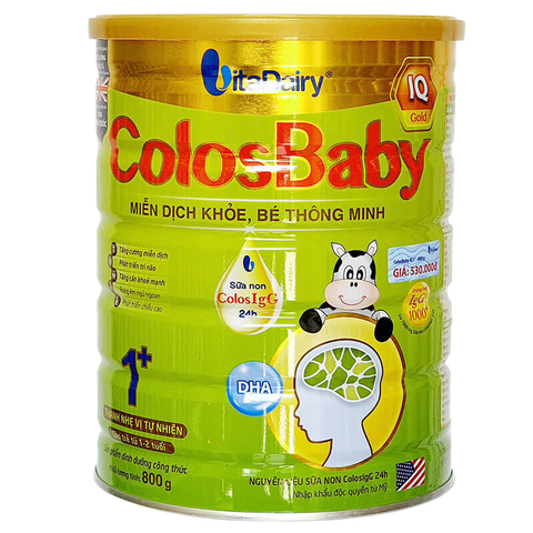  Sữa COLOSBABY IQ Gold 1+ 800G (trẻ từ 1-2 tuổi) 
