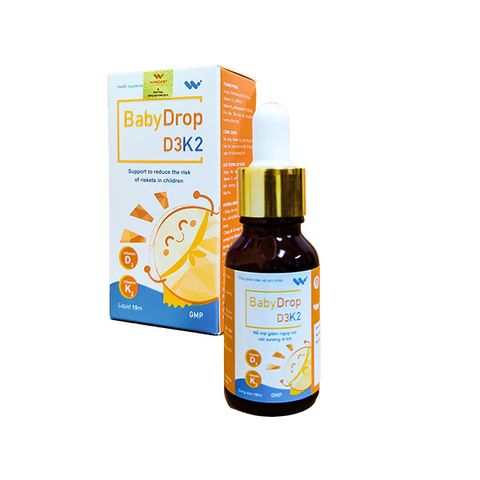 Thực Phẩm Bảo Vệ Sức Khỏe Baby Drop D3K2 Chai 15Ml