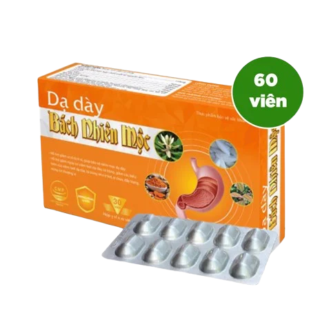 Thực Phẩm Bảo Vệ Sức Khỏe Dạ Dày Bách Nhiên Mộc 60 Viên