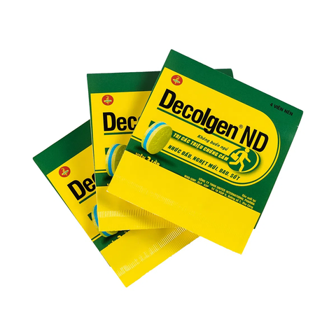  Decolgen ND trị cảm cúm, cảm lạnh (25 vỉ x 4 viên) 