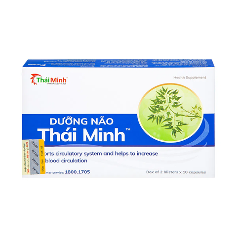  Thực phẩm bảo vệ sức khỏe DƯỠNG NÃO THÁI MINH 