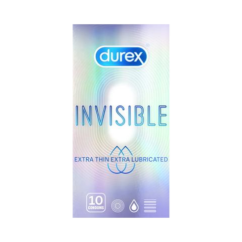  Bao Cao Su Durex Invisible Extra Thin Extra Lubracated 10s 