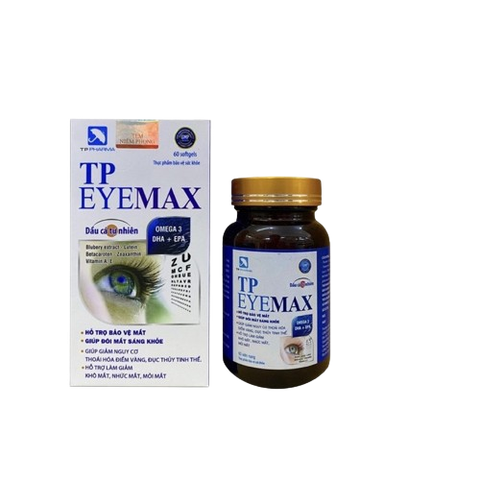 Hỗ trợ bảo vệ mắt, giúp mắt sáng khỏe TP EYE MAX 60 viên
