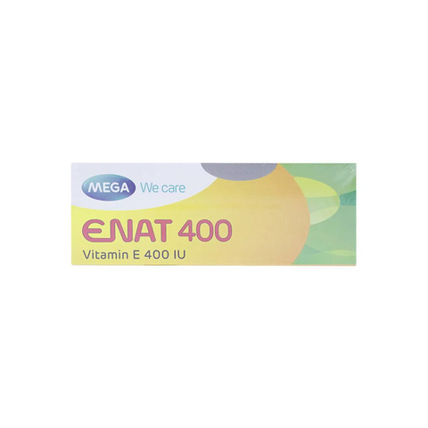  Enat 400 bổ sung vitamin E, ngừa lão hóa (3 vỉ x 10 viên) 