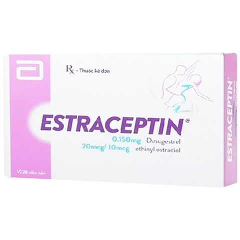 Estraceptin thuốc tránh thai hằng ngày (1 vỉ x 28 viên)