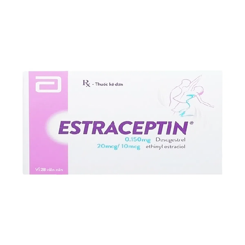  Estraceptin thuốc tránh thai hằng ngày (1 vỉ x 28 viên) 