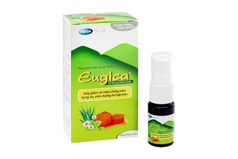  Xịt Họng Thảo Dược Eugica (Chai 10ml) 