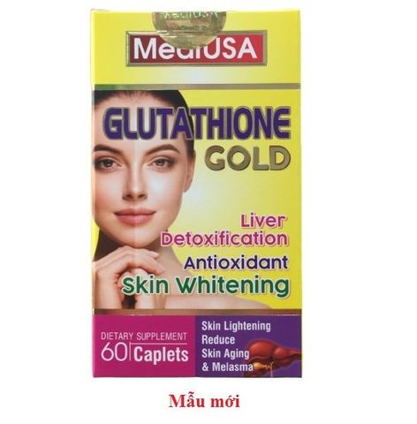  MediUSA Glutathione Skin Whitening- Viên uống trắng da 