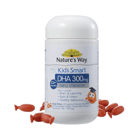 Thực phẩm bảo vệ sức khỏe Nature's Way Kids Smart DHA 300mg Triple Strength