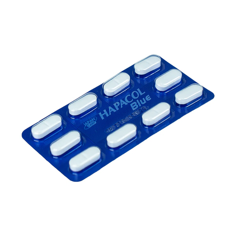  Hapacol Blue 500mg giảm đau, hạ sốt (10 vỉ x 10 viên) 