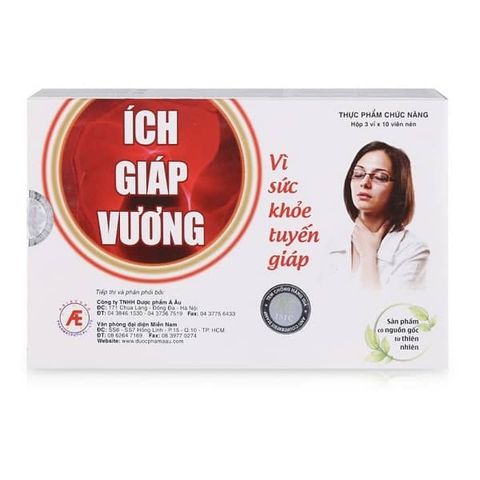  Thực phẩm bảo vệ sức khỏe Ích Giáp Vương (30 Viên) 