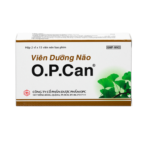  Viên dưỡng não O.P.Can tăng cường trí nhớ, tập trung (4 vỉ x 10 viên) 