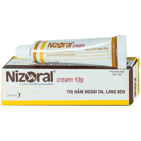 Kem bôi Nizoral Cream trị nấm, viêm da tiết bã nhờn tuýp 10g