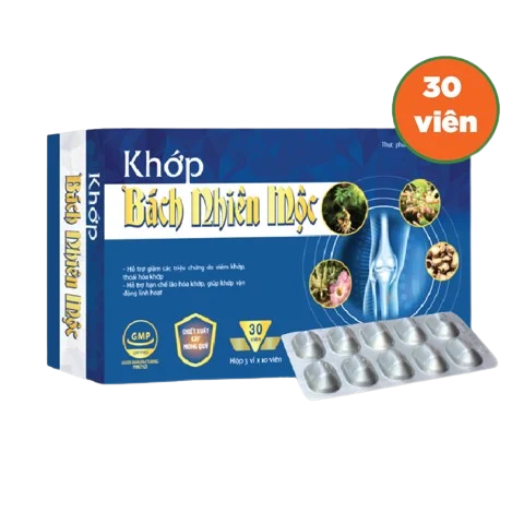 Thực Phẩm Bảo Vệ Sức Khỏe Khớp Bách Nhiên Mộc Hộp 30 Viên