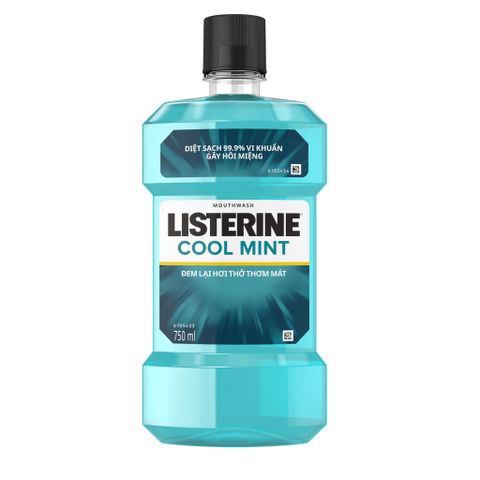  Nước Súc Miệng Listerine Cool Mint 750ml 