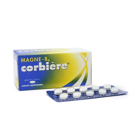 Magne - B6 Corbière trị thiếu magie (5 vỉ x 10 viên)