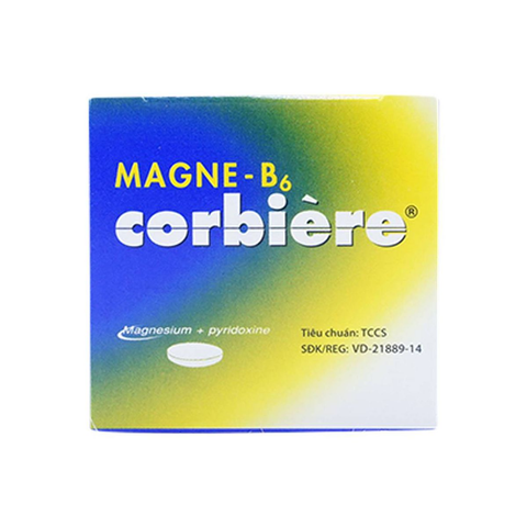  Magne - B6 Corbière trị thiếu magie (5 vỉ x 10 viên) 