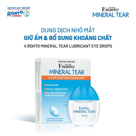  Dung Dịch Nhỏ Mắt V.Rohto Mineral Tear 13ml 