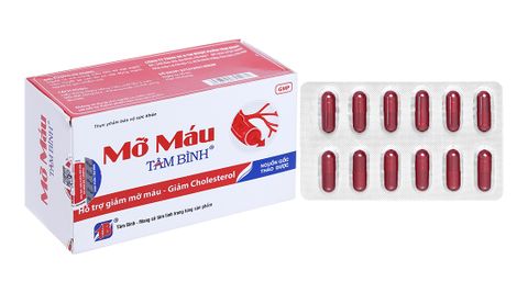 Thực phẩm bảo vệ sức khỏe Mỡ máu Tâm Bình