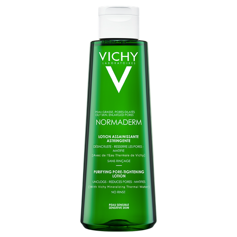 Nước Cân Bằng Da Dành Cho Da Dầu, Da Mụn - Vichy Normaderm Purifying Pore-Tightening Lotion Chai 200ml