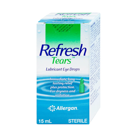  Thuốc nhỏ làm trơn mắt Refresh Tears 0.5% giảm kích ứng mắt, khô mắt lọ 15ml 