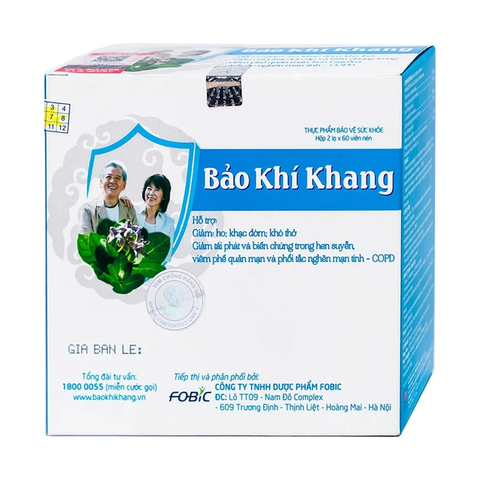 Thực phẩm bảo vệ sức khỏe Bảo Khí Khang