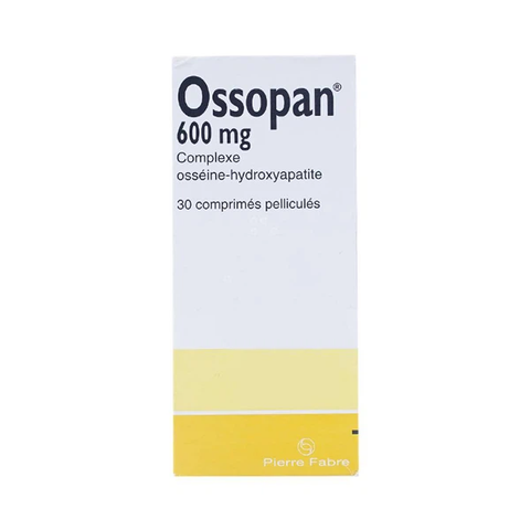  Ossopan 600mg bổ sung canxi, trị loãng xương (3 vỉ x 10 viên) 