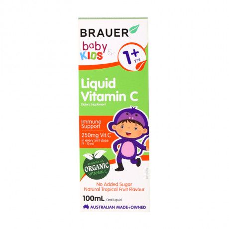  Thực phẩm bảo vệ sức khỏe BRAUER BABY & KIDS LIQUID VITAMIN C 