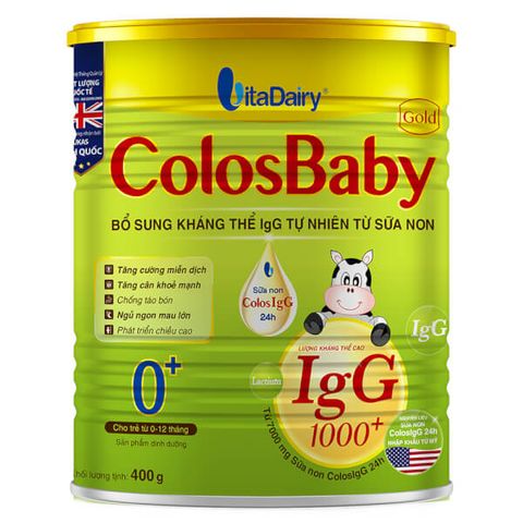  Sản phẩm dinh dưỡng cho trẻ 0-12 tháng Colosbaby Gold 0+ 