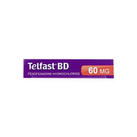  Telfast BD 60mg trị viêm mũi dị ứng, mày đay (1 vỉ x 10 viên) 