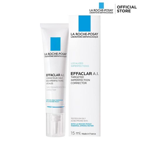  Kem Giảm Mụn Chuyên Biệt La Roche Posay Effaclar Effaclar A.I. (15ml) 