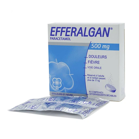  Viên sủi Efferalgan 500mg giảm đau, hạ sốt (4 vỉ x 4 viên) 