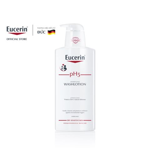  Sữa Tắm cho Da Nhạy Cảm Eucerin pH5 for Body & Face WashLotion (400 ml) (Không Mùi) 