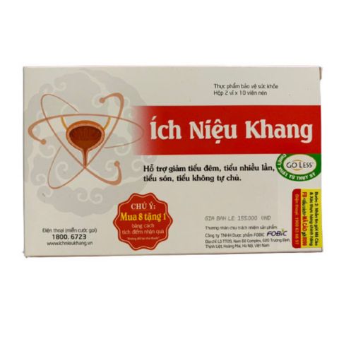  Thực phẩm bảo vệ sức khỏe Ích Niệu Khang 