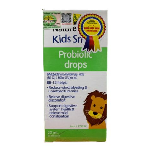  Thực phẩm bảo vệ sức khỏe Nature's Way Kids Smart Probiotic Drops 