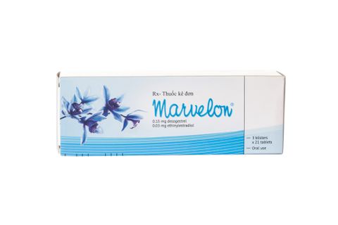  Thuốc tránh thai Marvelon Organon (3 vỉ x 21 viên) 