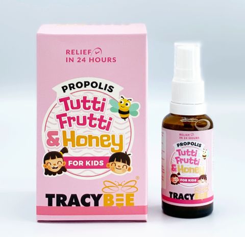  Thực phẩm bảo vệ sức khỏe: Keo ong Propolis Tutti Frutti & Honey for Kids Tracybee 