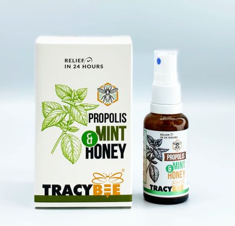  Thực phẩm bảo vệ sức khỏe: Keo ong Propolis Mint & Honey Tracybee 