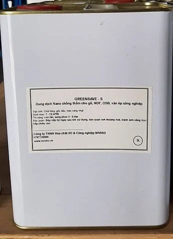 GREENSAVE - S: Dung dịch chống thấm gốc dầu cho gỗ tự nhiên & gỗ công nghiệp