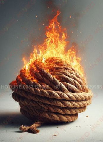 Dịch vụ xử lý Chống cháy cho Dây thừng trang trí