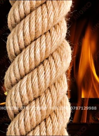 Fire Resistant Jute ropes, carpets and curtains