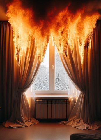 FLAME RETARDANT CURTAINS
