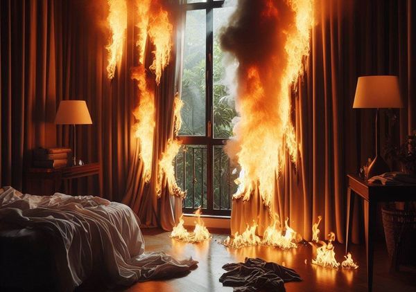FLAME RETARDANT CURTAINS
