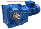 Động cơ giảm tốc tải nặng - Kiểu K- Trục vuông góc - Bánh răng côn