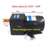 Motor giảm tốc mini 220V 40W