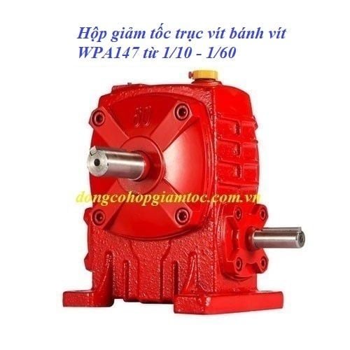 Hộp giảm tốc trục vít bánh vít WPA147
