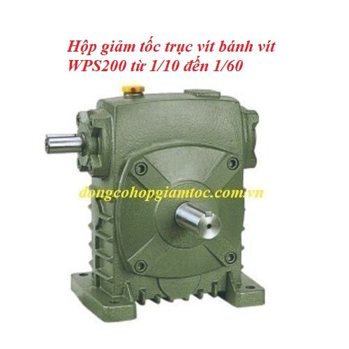 Hộp giảm tốc vuông góc trục vít WPS200