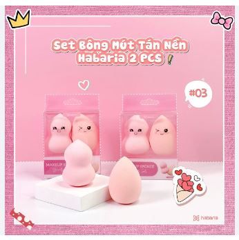  MÚT TRANG ĐIỂM HABARIA MAKEUP SPONGE 