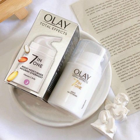  Kem Dưỡng Ban Đêm Chống Lão Hóa Olay Total Effect 7 in 1 Không Mùi – Bản UK 